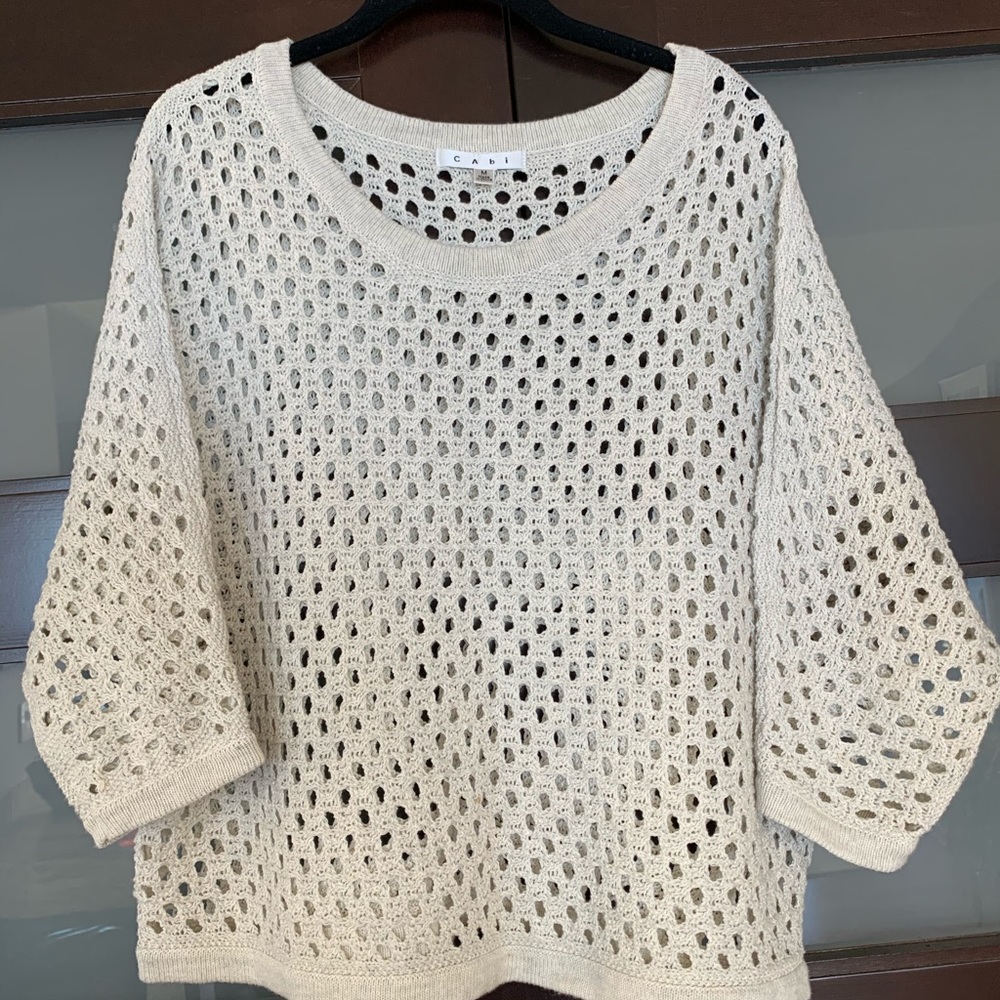 CAbi pullover crochet sweater